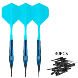 CyeeLife 18g Copper Dart Barrel Electronic Soft Tips Dart Bar Games 30 Soft Dart Tips