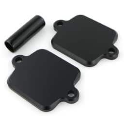 Smog Block Off Plates Cover Fit For Yamaha YZF R1 YZF R1M R1S YZF R6 YZF R6S FZ1 / FZ1 Fazer FZ6R/ FZ6 Fazer 600 FZ8 FZ10 MT-10