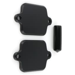Smog Block Off Plates Cover Fit For Yamaha YZF R1 YZF R1M R1S YZF R6 YZF R6S FZ1 / FZ1 Fazer FZ6R/ FZ6 Fazer 600 FZ8 FZ10 MT-10