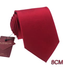 Dress Shirt Necktie 100% Waterproof Red Color Man Gift Scarves Evening Dress Solid Journalist Suit Neck Ties Wedding Accessories