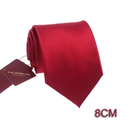 Dress Shirt Necktie 100% Waterproof Red Color Man Gift Scarves Evening Dress Solid Journalist Suit Neck Ties Wedding Accessories