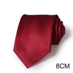 Dress Shirt Necktie 100% Waterproof Red Color Man Gift Scarves Evening Dress Solid Journalist Suit Neck Ties Wedding Accessories