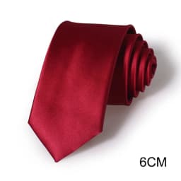 Dress Shirt Necktie 100% Waterproof Red Color Man Gift Scarves Evening Dress Solid Journalist Suit Neck Ties Wedding Accessories