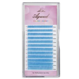 Colour Lash Extension Red Purple Blue Pink White Brown Flu Color False Individual Eyelash Extension Silk Russian Volume Lashes