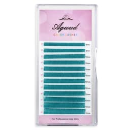 Colour Lash Extension Red Purple Blue Pink White Brown Flu Color False Individual Eyelash Extension Silk Russian Volume Lashes