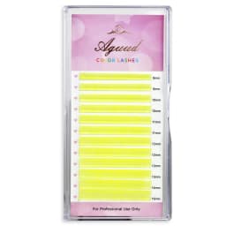 Colour Lash Extension Red Purple Blue Pink White Brown Flu Color False Individual Eyelash Extension Silk Russian Volume Lashes