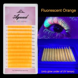 Colour Lash Extension Red Purple Blue Pink White Brown Flu Color False Individual Eyelash Extension Silk Russian Volume Lashes
