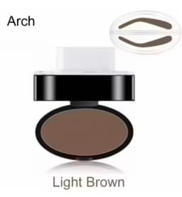 Natural Arched Eyebrow Powder Stamp Quick Makeup Brow Stamps Waterproof Powder Palette for Eyebrows Eye Brow Tint Makeup Tools