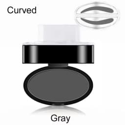 Natural Arched Eyebrow Powder Stamp Quick Makeup Brow Stamps Waterproof Powder Palette for Eyebrows Eye Brow Tint Makeup Tools