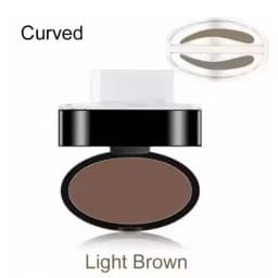Natural Arched Eyebrow Powder Stamp Quick Makeup Brow Stamps Waterproof Powder Palette for Eyebrows Eye Brow Tint Makeup Tools