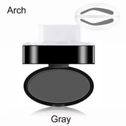 Natural Arched Eyebrow Powder Stamp Quick Makeup Brow Stamps Waterproof Powder Palette for Eyebrows Eye Brow Tint Makeup Tools
