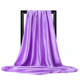 High Quality 90*90cm Square Silk Scarf  Female Plain Shawls and Wrap Office Lady Hair Neck Foulard India Muslim Headscarf Pareo