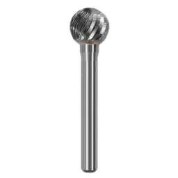 6-16MM Tungsten Steel Grinding Head Carbide Rotary File D Type Spherical Single And Double Slot Cutter End Milling Cutter