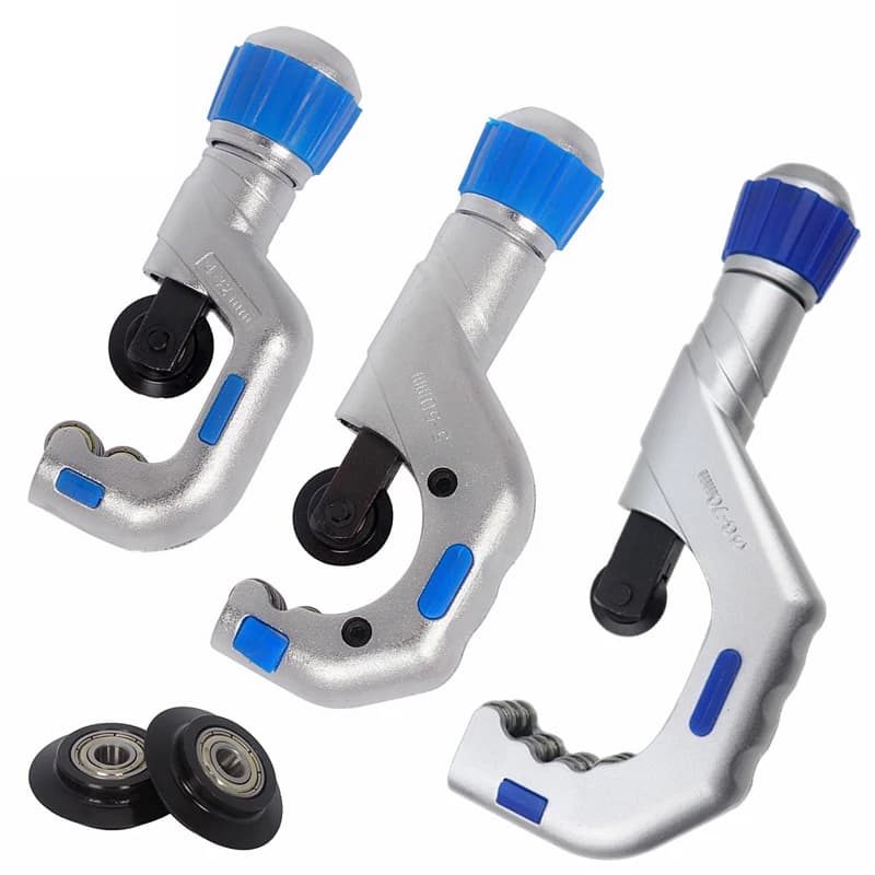 Roller Type Tube Cutter 4-32/5-50/6-70mm Bearing Pipe Cutter Stainless Steel Tube Shear Hobbing Cutting Blade Refrigeration Tool