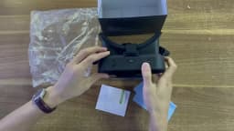 Original G10 IMAX Giant Screen VR Glasses 3D Virtual Reality Box Google Cardboard Helmet for 4.7-7" Smartphone,Matching Joystick