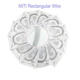 1 Bag Dental Orthodontic Archwires Super Elastic Niti Rectangular Ovoid Wire Dentistry Materials