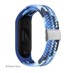 Bracelet for Mi band 10 8 7 6 Strap Elastic Adjustable Nylon Braided Miband4 Miband 5 Correa Wristband for Xiaomi Mi Bband 3 7 9
