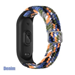 Bracelet for Mi band 10 8 7 6 Strap Elastic Adjustable Nylon Braided Miband4 Miband 5 Correa Wristband for Xiaomi Mi Bband 3 7 9