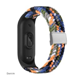Bracelet for Mi band 10 8 7 6 Strap Elastic Adjustable Nylon Braided Miband4 Miband 5 Correa Wristband for Xiaomi Mi Bband 3 7 9