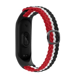 Bracelet for Mi band 10 8 7 6 Strap Elastic Adjustable Nylon Braided Miband4 Miband 5 Correa Wristband for Xiaomi Mi Bband 3 7 9