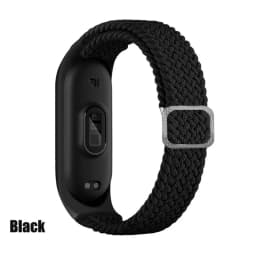 Bracelet for Mi band 10 8 7 6 Strap Elastic Adjustable Nylon Braided Miband4 Miband 5 Correa Wristband for Xiaomi Mi Bband 3 7 9