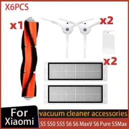 For Xiaomi Roborock S5 S502-00 S502-02 S5 Max S6 S6 MaxV S6 Pure E4 E5 Robot Vacuum Spare Part Main Side Brush Filter Mop