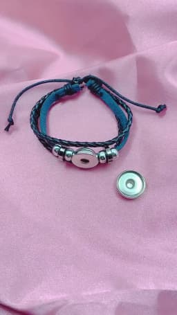 Custom Photo Multilayer Custom Leather Bracelet Handmade Custom LOGO Glass Dome Bracelet Men And Women Bracelet Gift