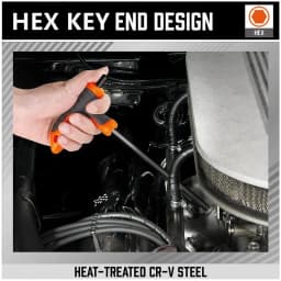 T Handle Allen Wrench Set Metric, Thandle Tee Handle Allen Hex Key Set, 2 2.5 3 4 5 6 8 10mm,8 Pcs HeavyDuty Excellent Set