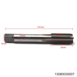 M10/M12/M14/M16/M15/M18/M20 Screw Thread Metric Tap Die Set Right Hand HSS Machine Threading Taper Plug Round Threading