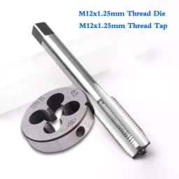 M10/M12/M14/M16/M15/M18/M20 Screw Thread Metric Tap Die Set Right Hand HSS Machine Threading Taper Plug Round Threading