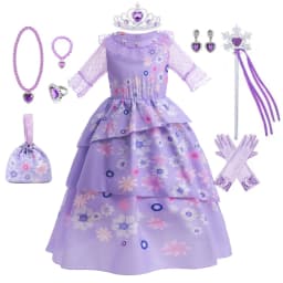Isabella Charm Dress Girl Princess Dress Fantasy Party Kid Clothes Halloween Christmas Birthday Party Outfits