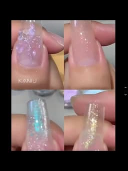 Super Shiny Gold Opal Nail Powder Mermaid Glitter Ultrathin Iridescent Flakes Nail Sequins Pigment Chrome Powder Manicure Decor