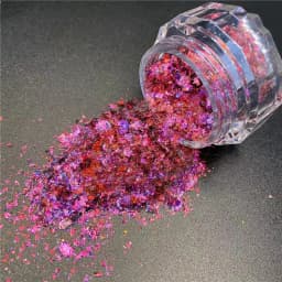 Super Shiny Gold Opal Nail Powder Mermaid Glitter Ultrathin Iridescent Flakes Nail Sequins Pigment Chrome Powder Manicure Decor