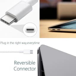 PD 30W 60W 87W 96W USB C Charger Power Adapter for MacBook Pro 16, 15, 13 inch, New Air 13 inch 2020/2019/2018,Works with Type C