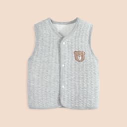 Cotton Newborn Baby Waistcoat Autumn and Winter Girl Vest Jacket Warm Soft Children Vest Cartoon Kids Clothes 0-24 Months