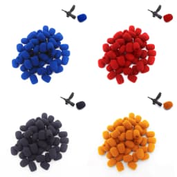 10pcs 6mm Mini Headset Microphone Cover Sponge Foam Windscreen Replacement Lavalier Gooseneck Conference Mic Cover