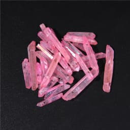 10/20/30pcs Purple Natural Quartz Crystal Point Beads Top Drilled Graduated Stick Point Loose Bead for DIY Jewelry Making Supply