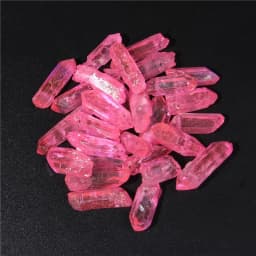 10/20/30pcs Purple Natural Quartz Crystal Point Beads Top Drilled Graduated Stick Point Loose Bead for DIY Jewelry Making Supply