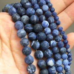 Natural Stone Blue Turquoises Agates Tiger Eye Lapis Lazuli Amazonite Round Beads For Jewelry Making DIY Bracelet Accessories