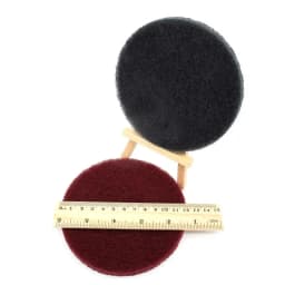 1" 2" 3" 4" 5" 6"7'' Industrial Heavy Duty Sponge Nylon Scouring Pad for Metal Polishing Bathroom Kitchens Washing(5 Pieces)