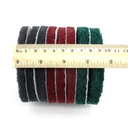 1" 2" 3" 4" 5" 6"7'' Industrial Heavy Duty Sponge Nylon Scouring Pad for Metal Polishing Bathroom Kitchens Washing(5 Pieces)