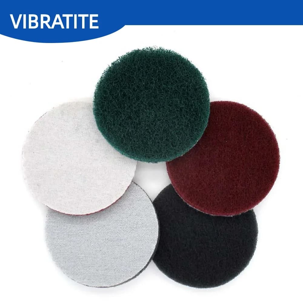 1" 2" 3" 4" 5" 6"7'' Industrial Heavy Duty Sponge Nylon Scouring Pad for Metal Polishing Bathroom Kitchens Washing(5 Pieces)