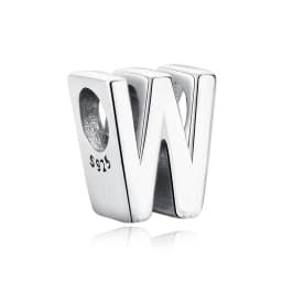 Original 925 Sterling Silver Charms Beads 12 Zodiac A-Z Letters Virgo Aries Fit Brand Bracelets Necklaces Jewelry For Women