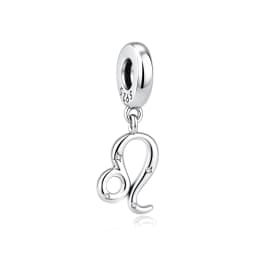 Original 925 Sterling Silver Charms Beads 12 Zodiac A-Z Letters Virgo Aries Fit Brand Bracelets Necklaces Jewelry For Women