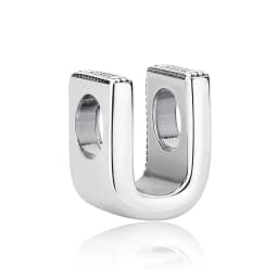Original 925 Sterling Silver Charms Beads 12 Zodiac A-Z Letters Virgo Aries Fit Brand Bracelets Necklaces Jewelry For Women