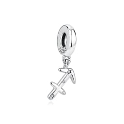 Original 925 Sterling Silver Charms Beads 12 Zodiac A-Z Letters Virgo Aries Fit Brand Bracelets Necklaces Jewelry For Women