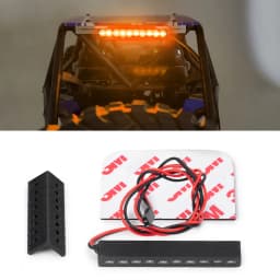 YEAHRUN Red/Yellow 32/65mm Light Lamp Bar for Axial SCX10 90046 Wraith RR10 TRX-4 D90 Tamiya 1/10 RC Crawler Model Car
