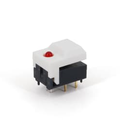 10Pcs PB86-A1 6Pin With LED Momentary SPDT Square Push Button Tact Switch for Stage Equipment Control