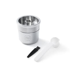 Reusable coffee capsule adapter stainless steel PP material Dolce Gusto nespresso coffee capsule compactor made