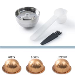 Reusable coffee capsule adapter stainless steel PP material Dolce Gusto nespresso coffee capsule compactor made